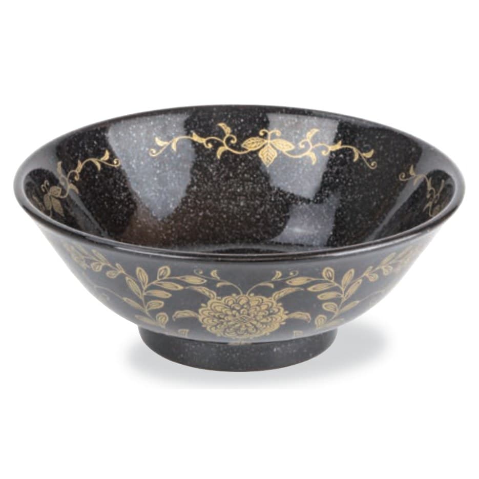 Kinsai Hana-karakusa Sori-kodai 22cm Menbachi Kuromikage