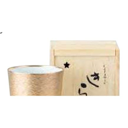 Kirari Thin Tumbler – Seigaiha (Gold)
