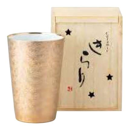 Kirari Thin Tumbler – Asanoha (Gold)