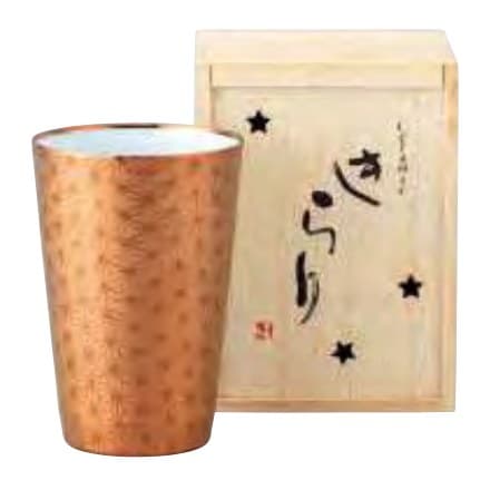 Kirari Thin Tumbler – Asanoha (Copper)