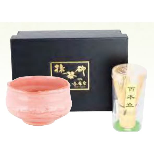 Pink & White Flow Matcha Bowl