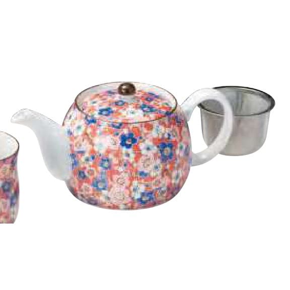 Arita Ware Red Plum Teapot Set