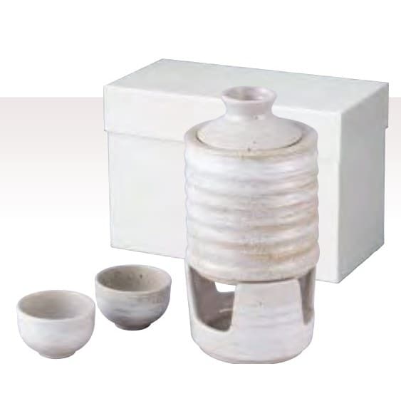 Sake Warmer Set – Celadon Brush