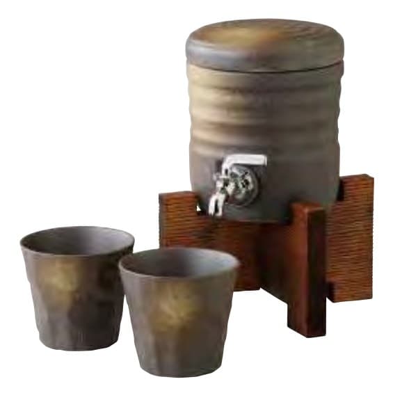 Family Server Set with Wooden Stand – Udei