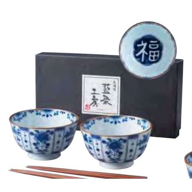 Aizome Kobo Lightweight Kissho Donburi Pair