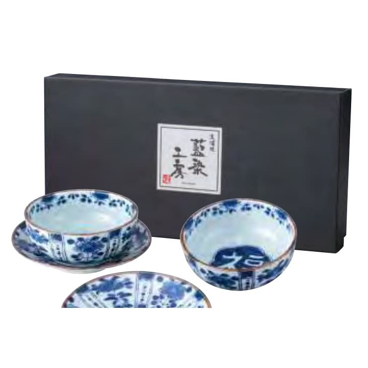Aizome Kobo Lightweight Kissho Dessert Pair Set