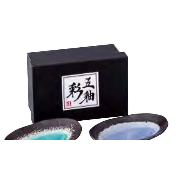 Five-Glaze Oval Plate Set