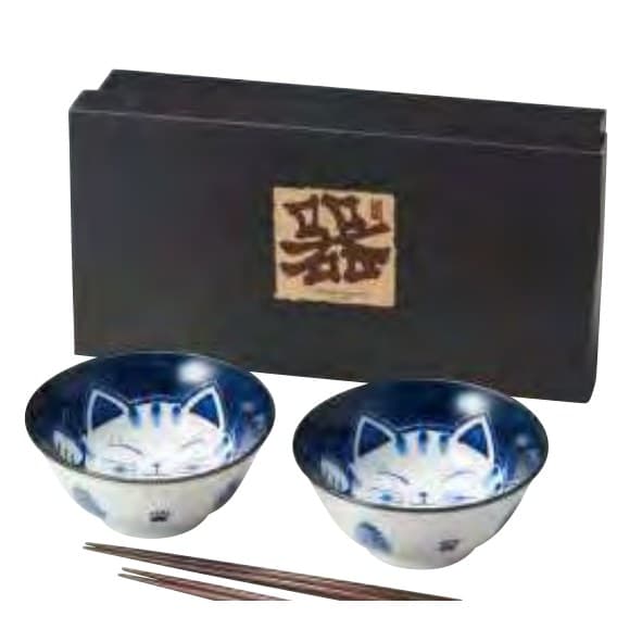 Sitting Cat 4.8-sun Donburi Pair