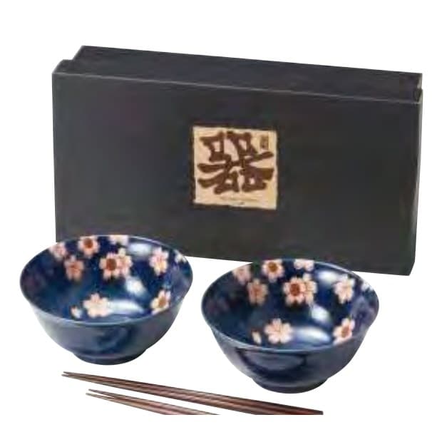 Navy Cherry 4.8-sun Donburi Pair