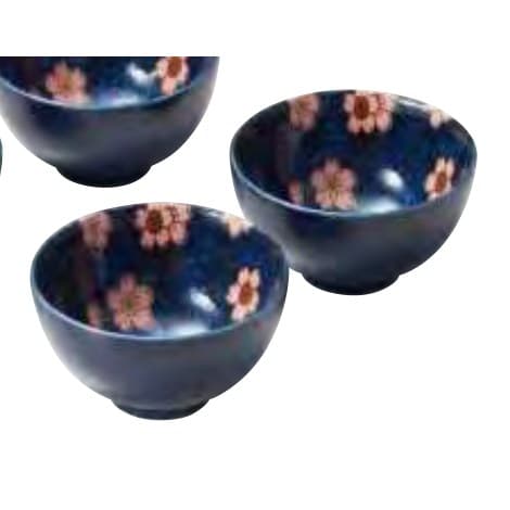 Navy Cherry Okonomi Donburi Set of 4