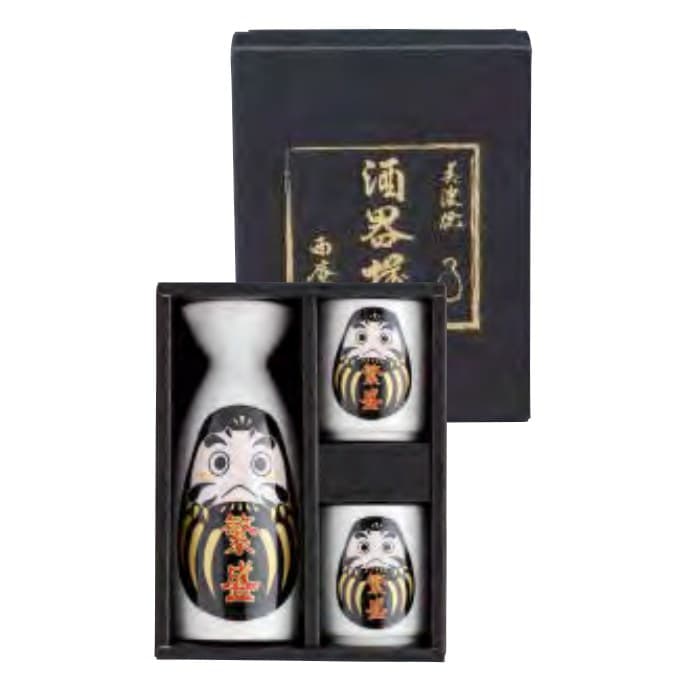 Fukuraku Daruma Sake Set (Prosperity)