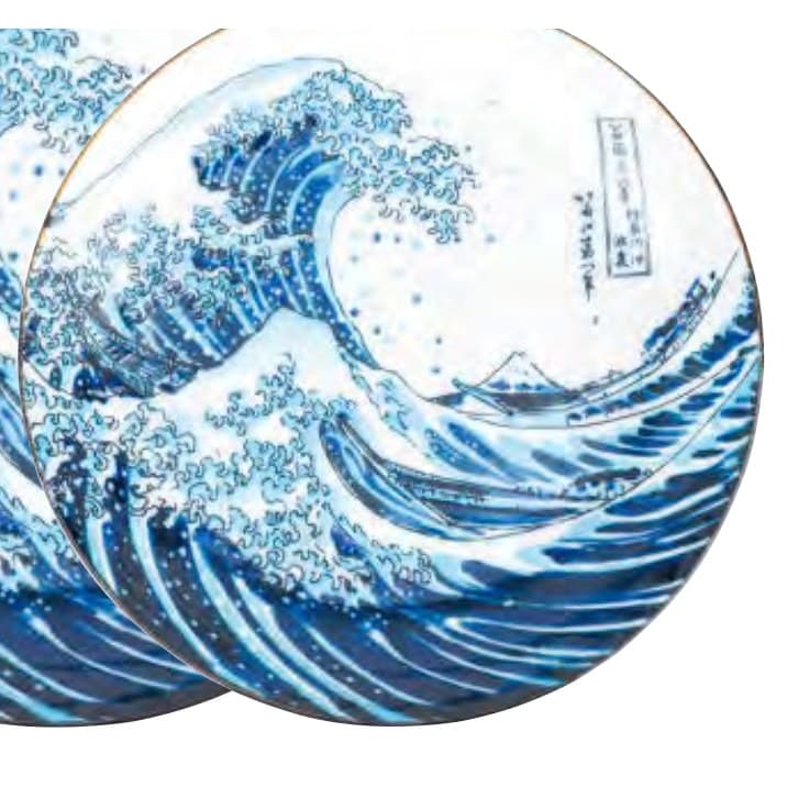 Hokusai Wave & Fuji Serving Bowl
