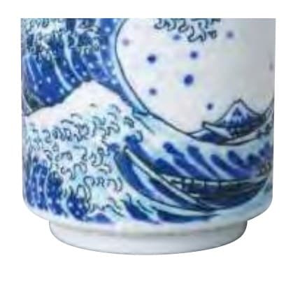 Hokusai Red Fuji Sushi Yunomi