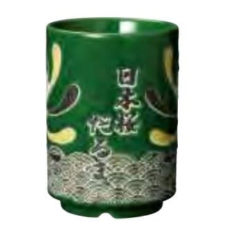 Sakura Daruma Sushi Yunomi (Green)