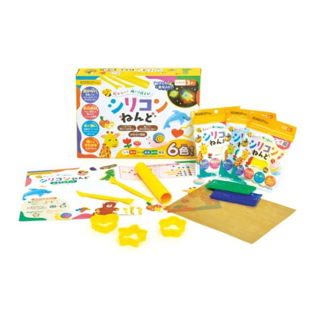 Silicone Modeling Clay - 6 Colors