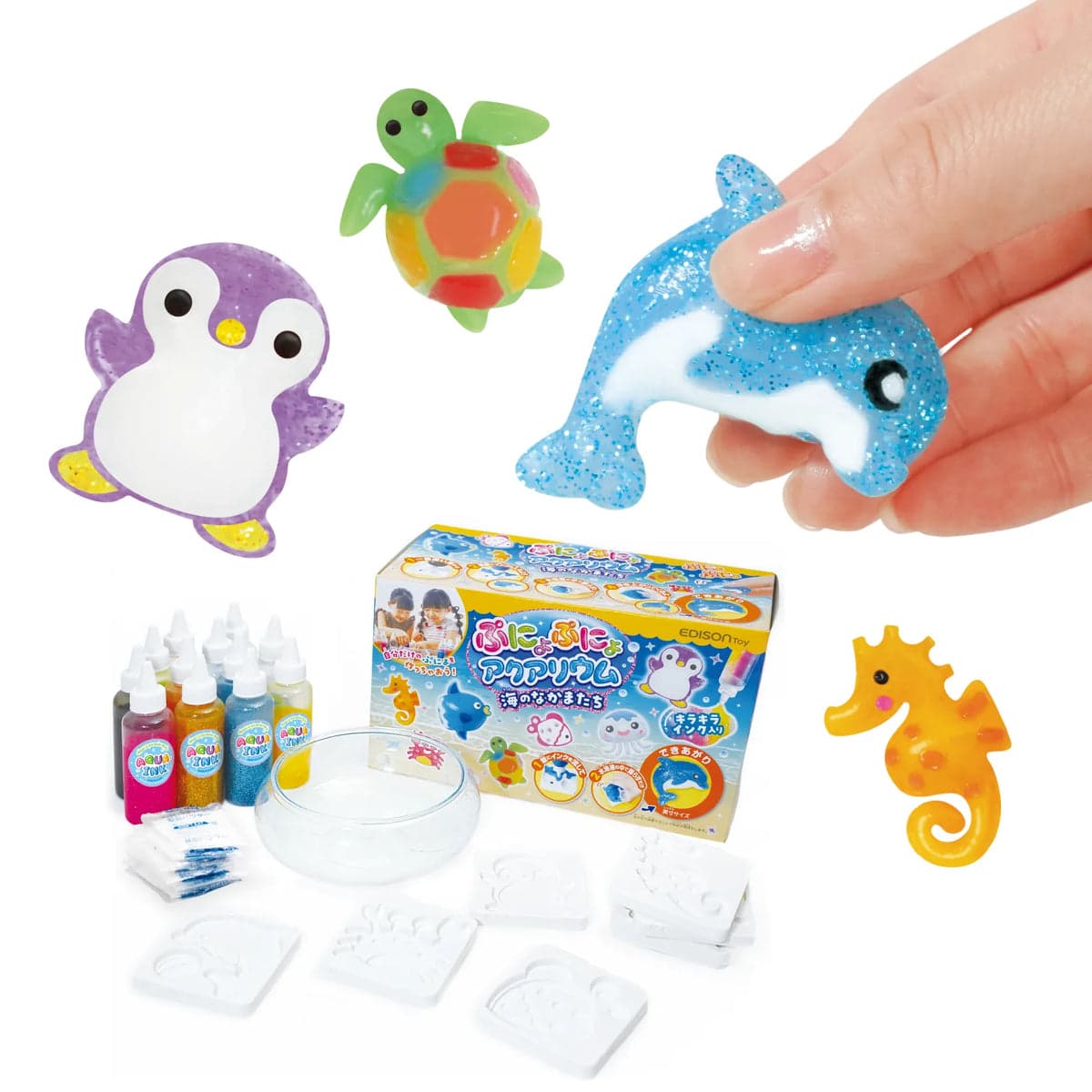 Punyopunyo Aquarium 12 Colors - Ocean Friends