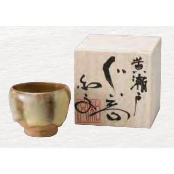 Kazufumi Wada – Yashichida-Oribe Guinomi Sake Cup (one of a kind)