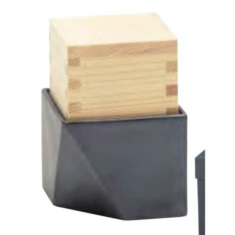 Masu Cold Sake Server with Hinoki Masu – White