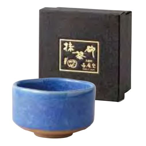 Kikko Crackle Matcha Bowl (Blue) & Whisk Set