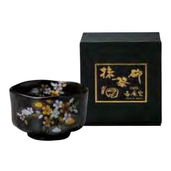 Sakura Karesansui Matcha Bowl (Tenmoku)