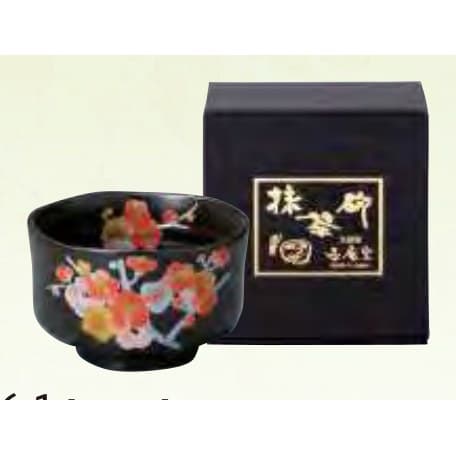 Tansai Ume Matcha Bowl (Tenmoku)