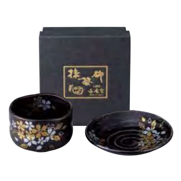 Japanese Seasons Kohiki Cherry Bowl & Plate Set