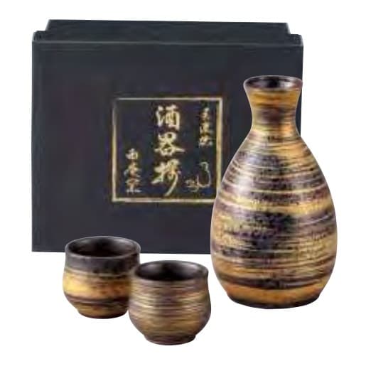 Red Wall Sake Set