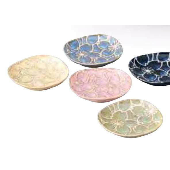 Yohen Hanazakura Triangular Small Plate Set