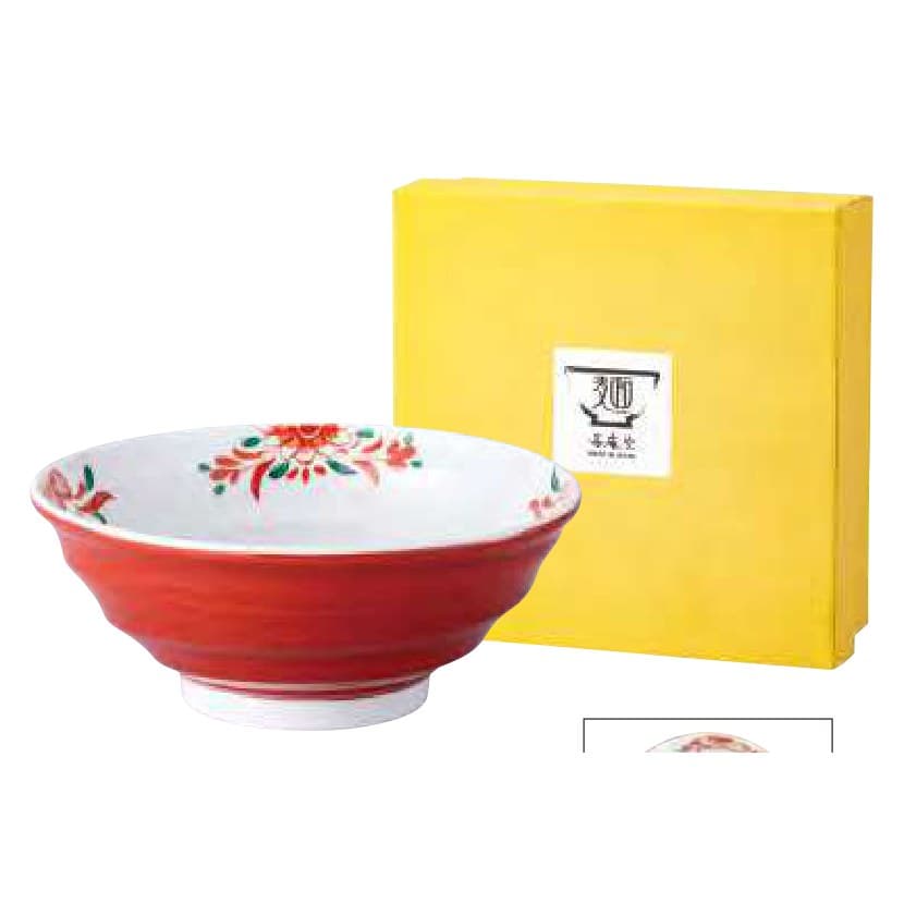 Wanli Akae Red-Band 22cm Ramen Bowl