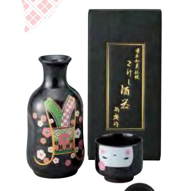 Kokeshi Sake Set (Ume Komachi)