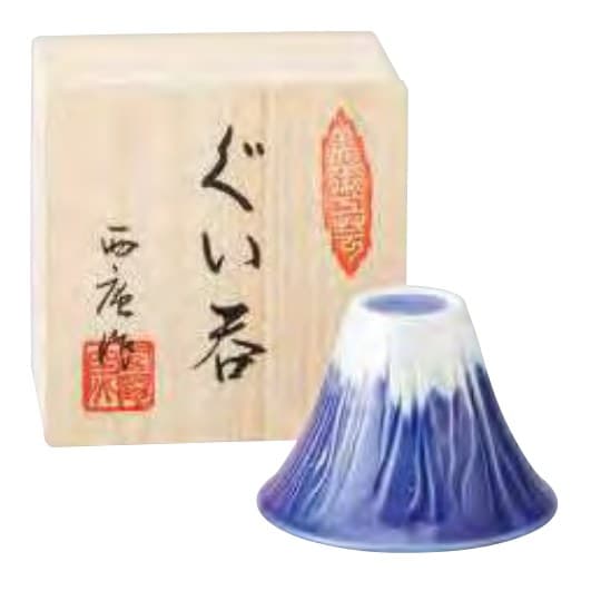 Mt Fuji Sake Cup (Blue Fuji)