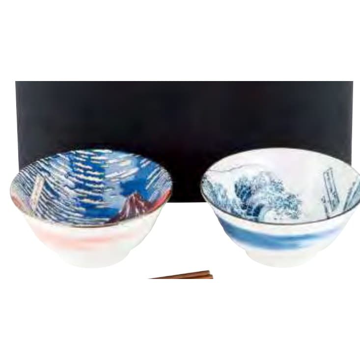 Hokusai Red Fuji Donburi