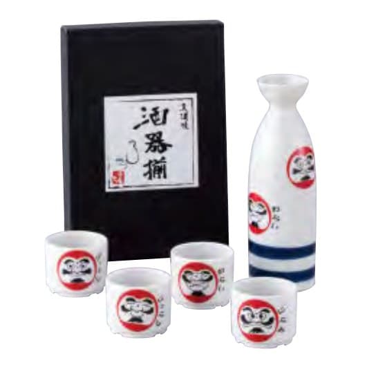Janome Lucky Daruma Sake Set