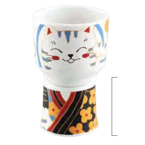 Sakazuki Dekkachi – Lucky Cat (Silver Tabby & White)