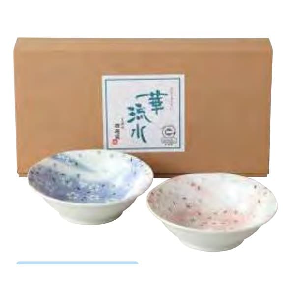 Karyusui Small Plate Pair (recycled clay)