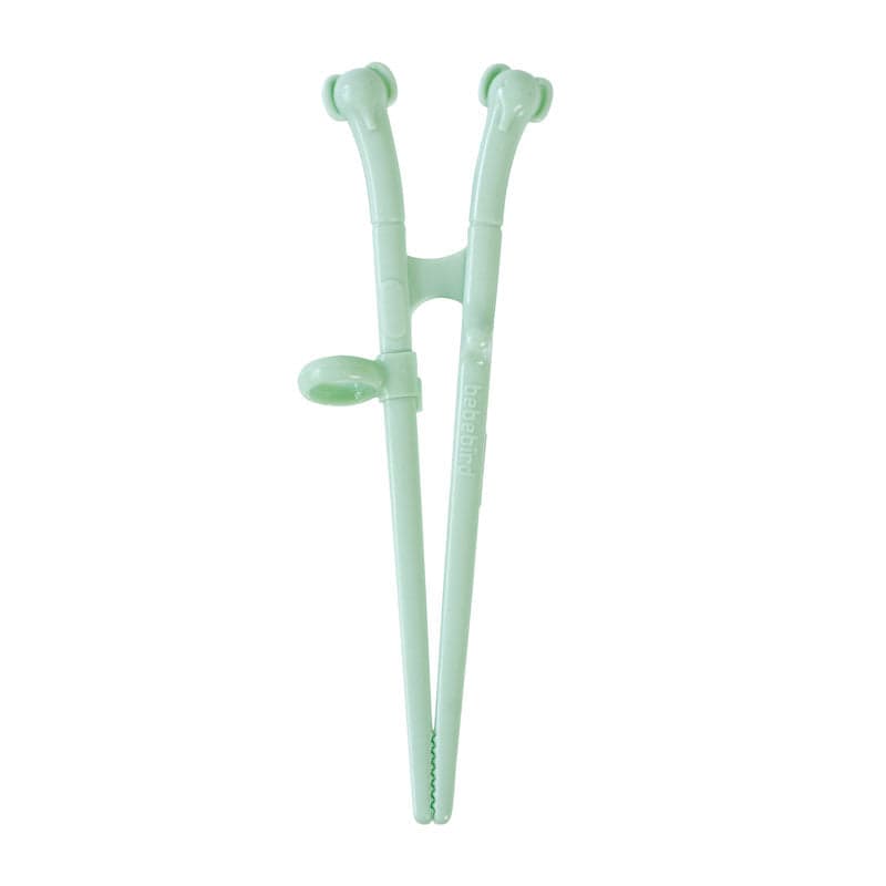 Bebebird Chopstick Trainer (Right-Handed) - Elephant/Mint