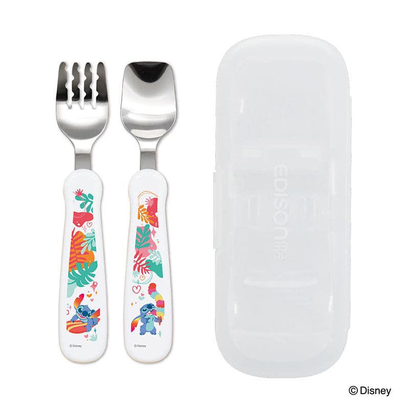 Fork & Spoon Print with Case - Stitch