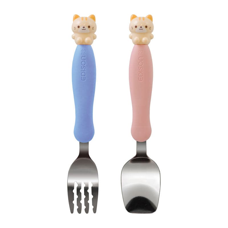 Fork & Spoon KID'S with Multi-Case - Cat
